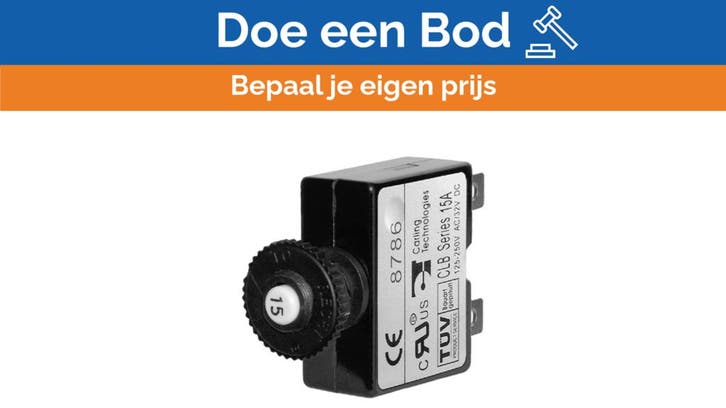 Bieden: Blue Sea push button reset circuit braker 30 amp -, Watersport en Boten, Bootonderdelen, Ophalen of Verzenden