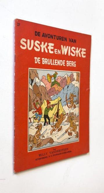 Suske en Wiske RV-27 - De brullende berg - 1 Album - Eerste, Nieuw
