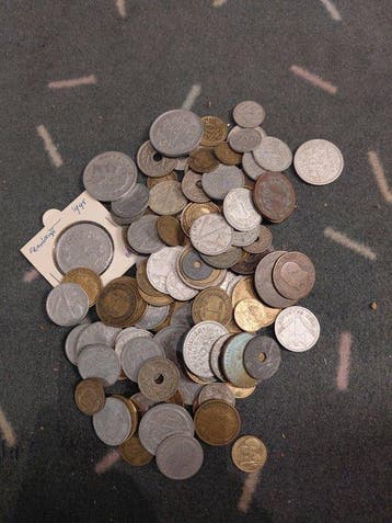 France, Allemagne, Belgique. Collection of coins (Sans prix