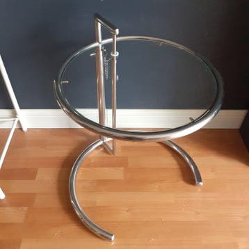 Table dappoint - Acier, Verre