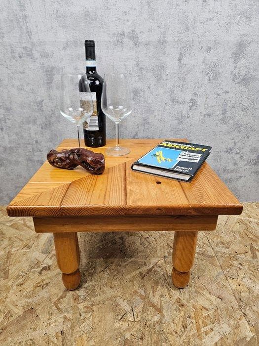 Table dappoint - Bois de pin - Table dappoint - motif de, Antiek en Kunst, Kunst | Designobjecten