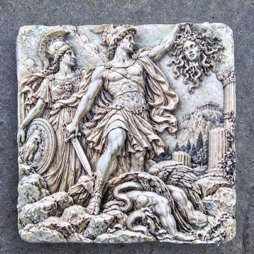 Griekse klassieke mythologie Perseus triomfeert over Medusa