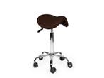 Kapperskruk Bruin - Standaard Zithoogte, In hoogte verstelbaar, Nieuw