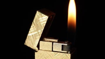 Dunill - Florentine Pattern Rollagas Lighter - Zonder, Nieuw
