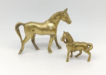 Figurine - 2 Cavalli (2) - Laiton