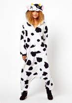 Onesie Koe Pak M-L Koeienpak Kostuum Zwart Wit Gevlekt 170 1, Ophalen of Verzenden, Nieuw