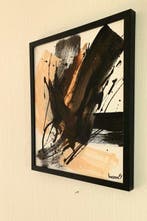 Liesens - Autum Storm (Handpainted on white canvas met