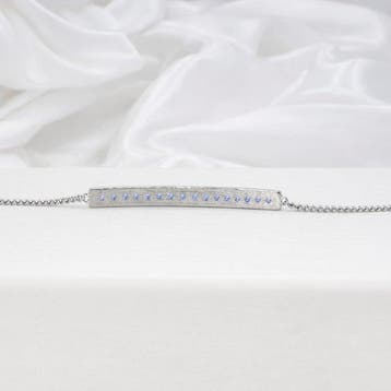 Zonder minimumprijs - Armband Verguld Tanzaniet - Diamant -, Nieuw