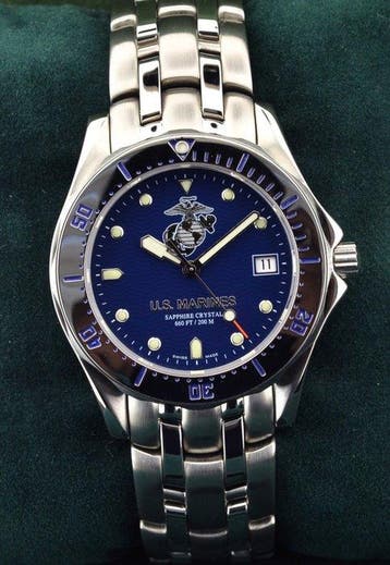 U.S Marines - Sapphire Crystal 660 FT/200 M - Sans prix de, Nieuw