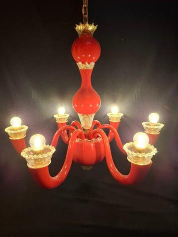 Venini - Gio Ponti - Lustre - 99.81.01.06 Corallo Oro -