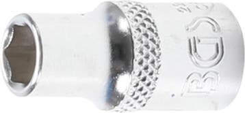 Bgs Technic Dopsleutel zeskant 6,3 mm (1/4) 6 mm, Verzenden, Nieuw