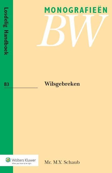Wilsgebreken 9789013128543 M.Y. Schaub, Boeken, Verzenden, Gelezen, M.Y. Schaub