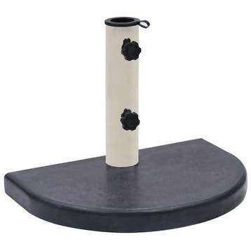 vidaXL Parasolvoet 40x28x4 cm graniet zwart, Verzenden