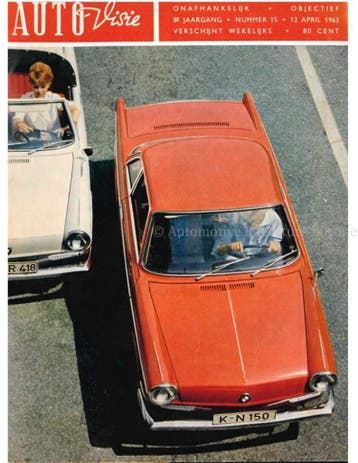 1963 AUTOVISIE MAGAZINE 15 NEDERLANDS, Ophalen of Verzenden, Nieuw