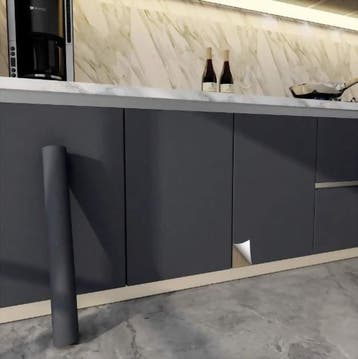 Zelf je keukenkastjes wrappen met wrapfolie? Interieurfolie, Nieuw