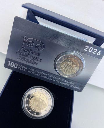 Griekenland. 2 Euro 2026 100 Years From The Foundation Of