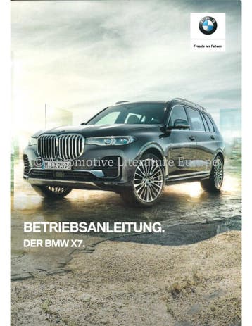 2018 BMW X7 INSTRUCTIEBOEKJE DUITS