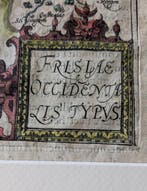 Nederland - west Friesland; abraham Ortelius - kaart -, Boeken, Atlassen en Landkaarten, Nieuw