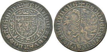 Rechenpfennig o J, vor 1500 Belgie Flandern oder Brabant:, Verzenden