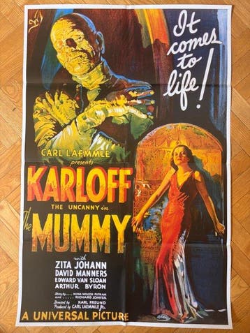 Boris Karloff - The Mummy / 1932, Nieuw