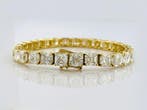 Armband - 14 karaat Geel goud - 30.45ct. tw. Diamant