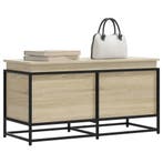 vidaXL Opbergbox met deksel 100x40x51,5 cm bewerkt hout, Verzenden