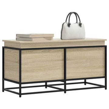 vidaXL Opbergbox met deksel 100x40x51,5 cm bewerkt hout, Doe-het-zelf en Bouw, Kratten en Dozen, Verzenden, Nieuw