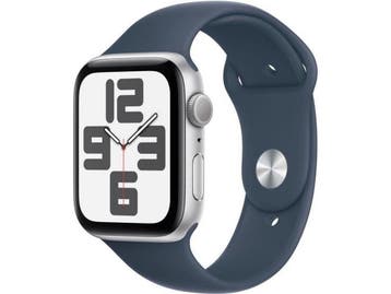 Apple Watch SE Series 2 - 44mm - Aluminium - Zilver - GPS +, Bijoux, Sacs & Beauté, Verzenden