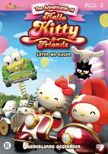 The adventures of Hello Kitty - Laten we racen (dvd, Ophalen of Verzenden