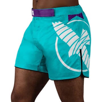 Hayabusa Icon Mid-Length Vechtsport Broek Blauwgroen Wit, Kleding | Heren, Sportkleding, Hayabusa, Vechtsport, Nieuw, Maat 46 (S) of kleiner