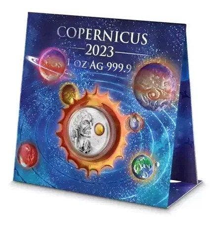 Malta. 5 Euro 2023 Copernicus – 1 oz Silver Coin (.999) BU –, Timbres & Monnaies, Monnaies | Europe | Monnaies non-euro