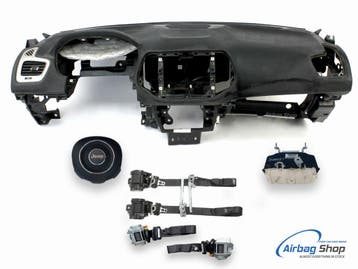 Airbag set Dashboard zwart speaker Jeep Compass (2016-...), Gebruikt, Jeep