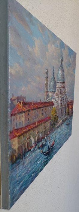 Valeri Hukalenko (1966) - Venice, Antiek en Kunst, Kunst | Schilderijen | Modern