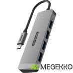 Sitecom USB-C to 4x USB-A Hub, Computers en Software, Verzenden, Nieuw