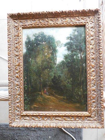 Henri Joseph Harpignies (1819-1916) - Resting in shade of