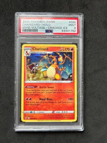 Pokémon - 9 Card - Charizard Collection #025 Full art, Holo,