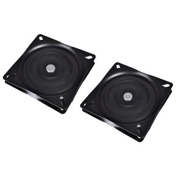 vidaXL Draaiplateaus voor bootstoelen 2 st standaard, Verzenden, Nieuw