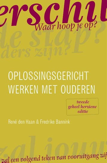 Oplossingsgericht werken met ouderen 9789043036511, Boeken, Verzenden, Zo goed als nieuw, René den Haan
