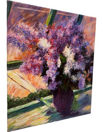 Ekaterina Dzuba (1982) - Lilas à la Fenêtre – Bouquet