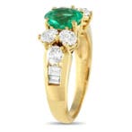 Bague - 18 carats Or jaune, Bague en or jaune 18K avec, Bijoux, Sacs & Beauté, Bagues