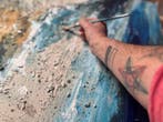 The Rodríguez (Spain) - Blue Sea - ( PINTURA MATÉRICA 3D en