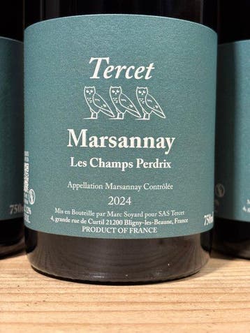 2024 Tercet Champs Perdrix - Marsannay - 3 Flessen (0.75