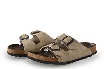 Birkenstock Sandalen in maat 40 Beige, Kleding | Dames, Verzenden, Beige, Sandalen of Muiltjes, Zo goed als nieuw