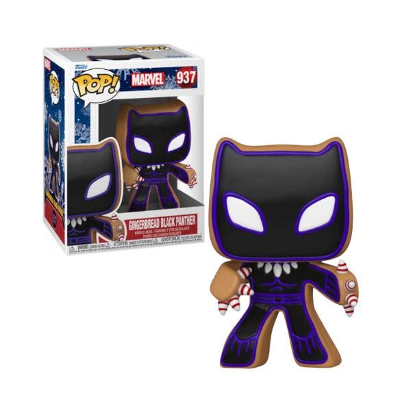 Funko Pop! Marvel - Gingerbread Black Panther #937, Collections, Jouets miniatures, Envoi