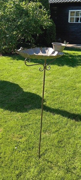 Mid-century modern Vogelbad - Smeedijzer -