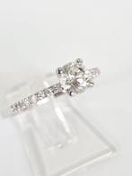 Bague de fiançailles - 14 carats Or blanc - 0.83ct. tw.
