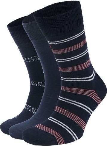 Tommy Hilfiger Giftbox 3-Pack Navy maat Maat 39 t/m 42 Heren, Kleding | Heren, Sokken en Kousen, Tommy Hilfiger, Nieuw, Maat 39 t/m 42