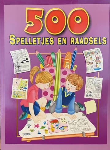500 Spelletjes en Raadsel 9789086681419 Kelly Mortelmans, Boeken, Verzenden, Gelezen, Kelly Mortelmans