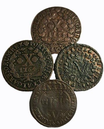 Portugal, Madeira. D. Pedro II- D. Jose I. V + X Reis