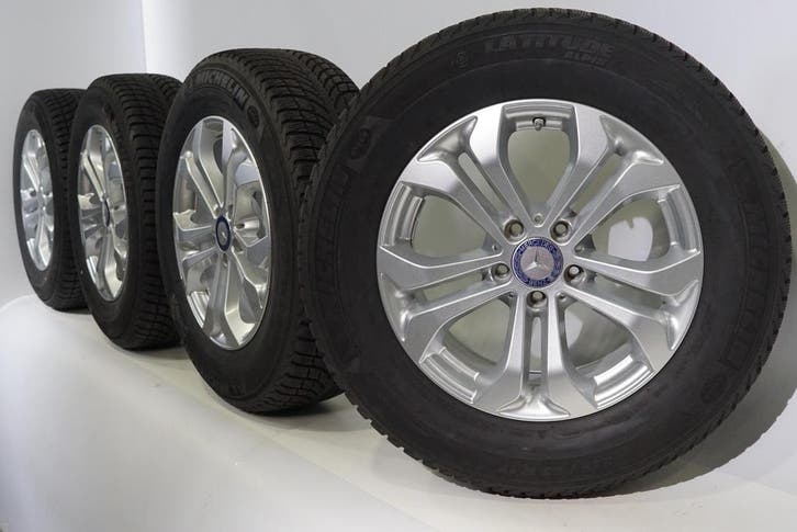 Mercedes GLC X253 17 inch velgen + Winterbanden Michelin Ori, Autos : Pièces & Accessoires, Pneus & Jantes, Enlèvement ou Envoi